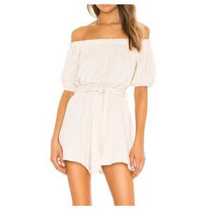 FLYNN SKYE GAIL ROMPER IN MARROW- LIGHT PINK